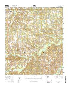 Kilgore SE Texas Current topographic map, 1:24000 scale, 7.5 X 7.5 Minute, Year 2016