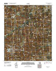 Kilgore SW Texas Historical topographic map, 1:24000 scale, 7.5 X 7.5 Minute, Year 2010