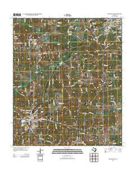 Kilgore SW Texas Historical topographic map, 1:24000 scale, 7.5 X 7.5 Minute, Year 2013
