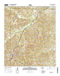 Kilgore SW Texas Current topographic map, 1:24000 scale, 7.5 X 7.5 Minute, Year 2016
