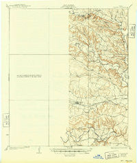 Killeen Texas Historical topographic map, 1:62500 scale, 15 X 15 Minute, Year 1930