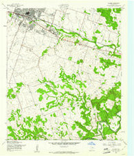 Killeen Texas Historical topographic map, 1:24000 scale, 7.5 X 7.5 Minute, Year 1958