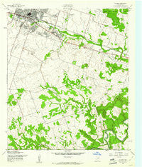 Killeen Texas Historical topographic map, 1:24000 scale, 7.5 X 7.5 Minute, Year 1958