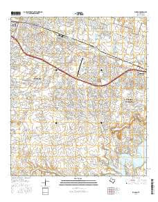 Killeen Texas Current topographic map, 1:24000 scale, 7.5 X 7.5 Minute, Year 2016