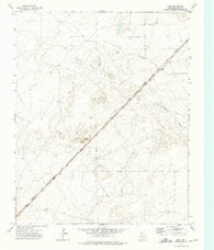 King Texas Historical topographic map, 1:24000 scale, 7.5 X 7.5 Minute, Year 1973