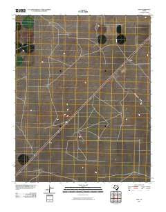 King Texas Historical topographic map, 1:24000 scale, 7.5 X 7.5 Minute, Year 2010