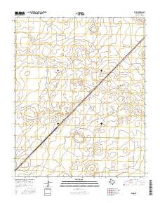 King Texas Current topographic map, 1:24000 scale, 7.5 X 7.5 Minute, Year 2016
