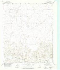 King SW Texas Historical topographic map, 1:24000 scale, 7.5 X 7.5 Minute, Year 1973