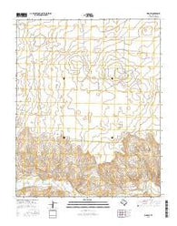 King SW Texas Current topographic map, 1:24000 scale, 7.5 X 7.5 Minute, Year 2016