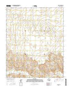 King SW Texas Current topographic map, 1:24000 scale, 7.5 X 7.5 Minute, Year 2016