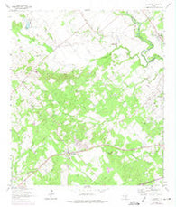 Kingsbury Texas Historical topographic map, 1:24000 scale, 7.5 X 7.5 Minute, Year 1964