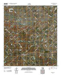 Kingsbury Texas Historical topographic map, 1:24000 scale, 7.5 X 7.5 Minute, Year 2010