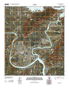 Kingsland Texas Historical topographic map, 1:24000 scale, 7.5 X 7.5 Minute, Year 2010