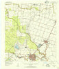 Kingsville Texas Historical topographic map, 1:62500 scale, 15 X 15 Minute, Year 1954
