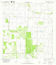 Kingsville NW Texas Historical topographic map, 1:24000 scale, 7.5 X 7.5 Minute, Year 1979
