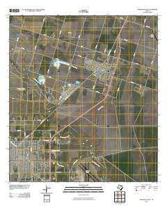 Kingsville East Texas Historical topographic map, 1:24000 scale, 7.5 X 7.5 Minute, Year 2010