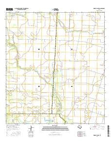 Kingsville NW Texas Current topographic map, 1:24000 scale, 7.5 X 7.5 Minute, Year 2016