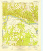 Kiomatia Texas Historical topographic map, 1:24000 scale, 7.5 X 7.5 Minute, Year 1951