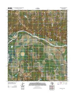 Kiomatia Texas Historical topographic map, 1:24000 scale, 7.5 X 7.5 Minute, Year 2013