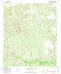 Kiowa Peak NE Texas Historical topographic map, 1:24000 scale, 7.5 X 7.5 Minute, Year 1967