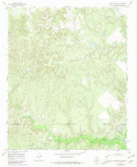 Kiowa Peak NE Texas Historical topographic map, 1:24000 scale, 7.5 X 7.5 Minute, Year 1967