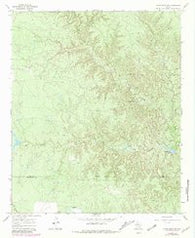 Kiowa Peak NW Texas Historical topographic map, 1:24000 scale, 7.5 X 7.5 Minute, Year 1967
