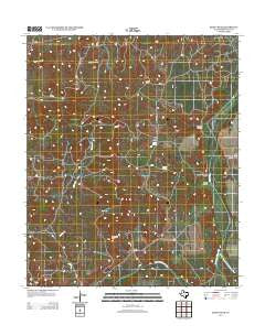 Kiowa Peak Texas Historical topographic map, 1:24000 scale, 7.5 X 7.5 Minute, Year 2012