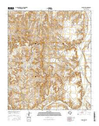 Kiowa Peak Texas Current topographic map, 1:24000 scale, 7.5 X 7.5 Minute, Year 2016