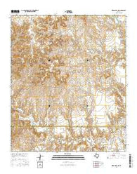 Kiowa Peak NE Texas Current topographic map, 1:24000 scale, 7.5 X 7.5 Minute, Year 2016