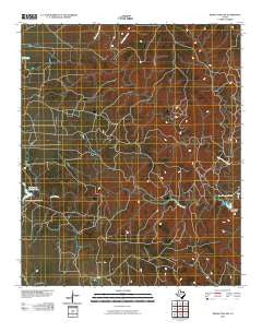 Kiowa Peak NW Texas Historical topographic map, 1:24000 scale, 7.5 X 7.5 Minute, Year 2010