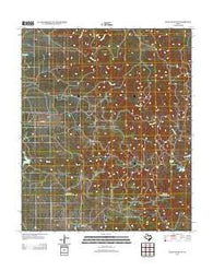 Kiowa Peak NW Texas Historical topographic map, 1:24000 scale, 7.5 X 7.5 Minute, Year 2012