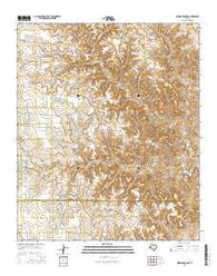 Kiowa Peak NW Texas Current topographic map, 1:24000 scale, 7.5 X 7.5 Minute, Year 2016