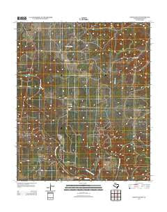 Kiowa Peak SW Texas Historical topographic map, 1:24000 scale, 7.5 X 7.5 Minute, Year 2012
