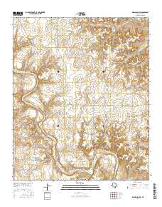 Kiowa Peak SW Texas Current topographic map, 1:24000 scale, 7.5 X 7.5 Minute, Year 2016
