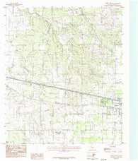 Kirby Lake NE Texas Historical topographic map, 1:24000 scale, 7.5 X 7.5 Minute, Year 1984