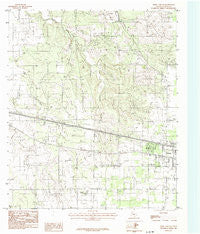 Kirby Lake NE Texas Historical topographic map, 1:24000 scale, 7.5 X 7.5 Minute, Year 1984