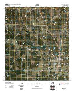 Kirbyville Texas Historical topographic map, 1:24000 scale, 7.5 X 7.5 Minute, Year 2010
