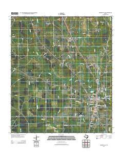 Kirbyville Texas Historical topographic map, 1:24000 scale, 7.5 X 7.5 Minute, Year 2012