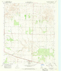 Kirkland North Texas Historical topographic map, 1:24000 scale, 7.5 X 7.5 Minute, Year 1967