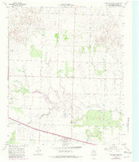 Kirkland North Texas Historical topographic map, 1:24000 scale, 7.5 X 7.5 Minute, Year 1967