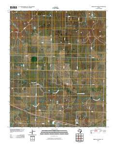 Kirkland North Texas Historical topographic map, 1:24000 scale, 7.5 X 7.5 Minute, Year 2010
