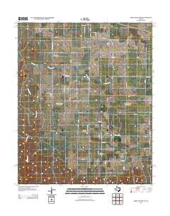 Kirkland South Texas Historical topographic map, 1:24000 scale, 7.5 X 7.5 Minute, Year 2012