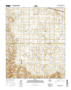 Kirkland South Texas Current topographic map, 1:24000 scale, 7.5 X 7.5 Minute, Year 2016