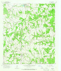 Kirvin Texas Historical topographic map, 1:24000 scale, 7.5 X 7.5 Minute, Year 1963