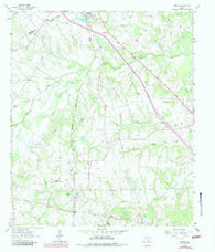 Kirvin Texas Historical topographic map, 1:24000 scale, 7.5 X 7.5 Minute, Year 1963
