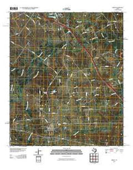 Kirvin Texas Historical topographic map, 1:24000 scale, 7.5 X 7.5 Minute, Year 2010