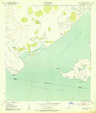 Kleberg Point Texas Historical topographic map, 1:24000 scale, 7.5 X 7.5 Minute, Year 1951