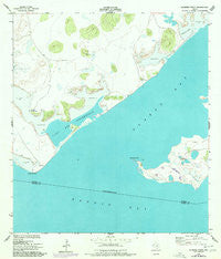 Kleberg Point Texas Historical topographic map, 1:24000 scale, 7.5 X 7.5 Minute, Year 1951