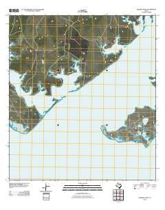 Kleberg Point Texas Historical topographic map, 1:24000 scale, 7.5 X 7.5 Minute, Year 2010