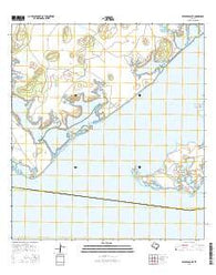Kleberg Point Texas Current topographic map, 1:24000 scale, 7.5 X 7.5 Minute, Year 2016